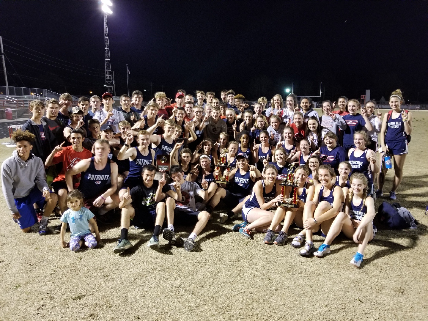 Heritage Hills Boys' and Girls' Track Teams Finish 1st at Tell City Invite