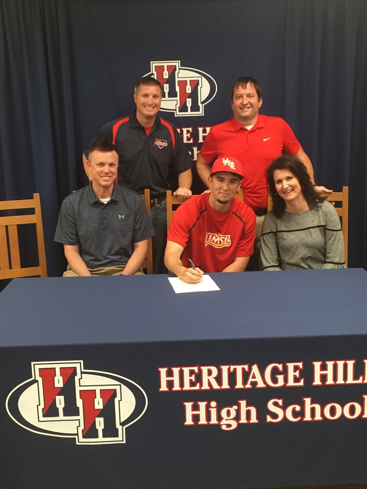 Mitchel Becher Signs to Play College Baseball at UMSL